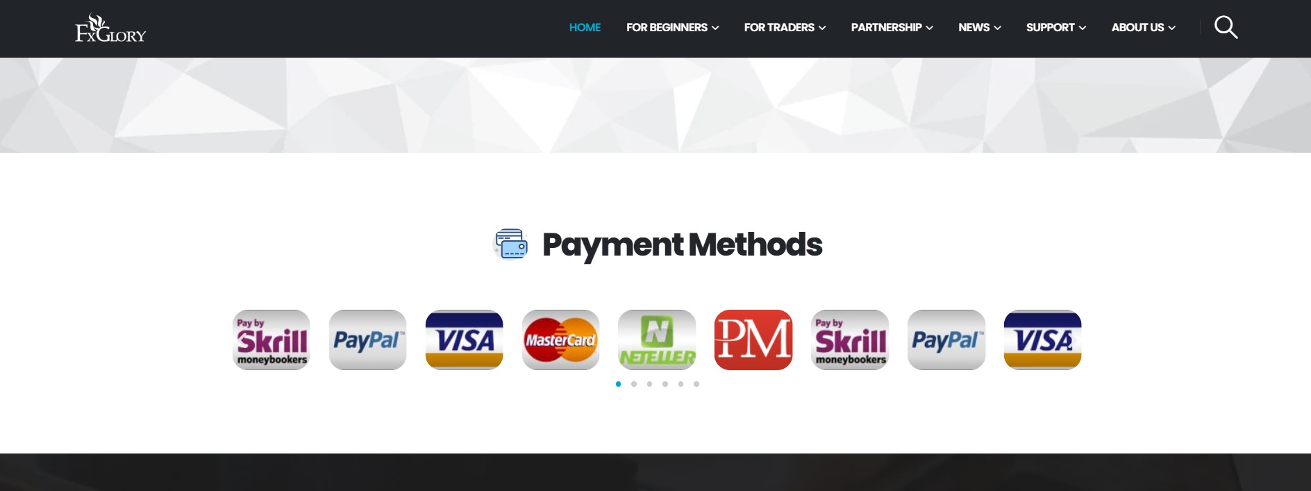 FXGlory review: payment methods