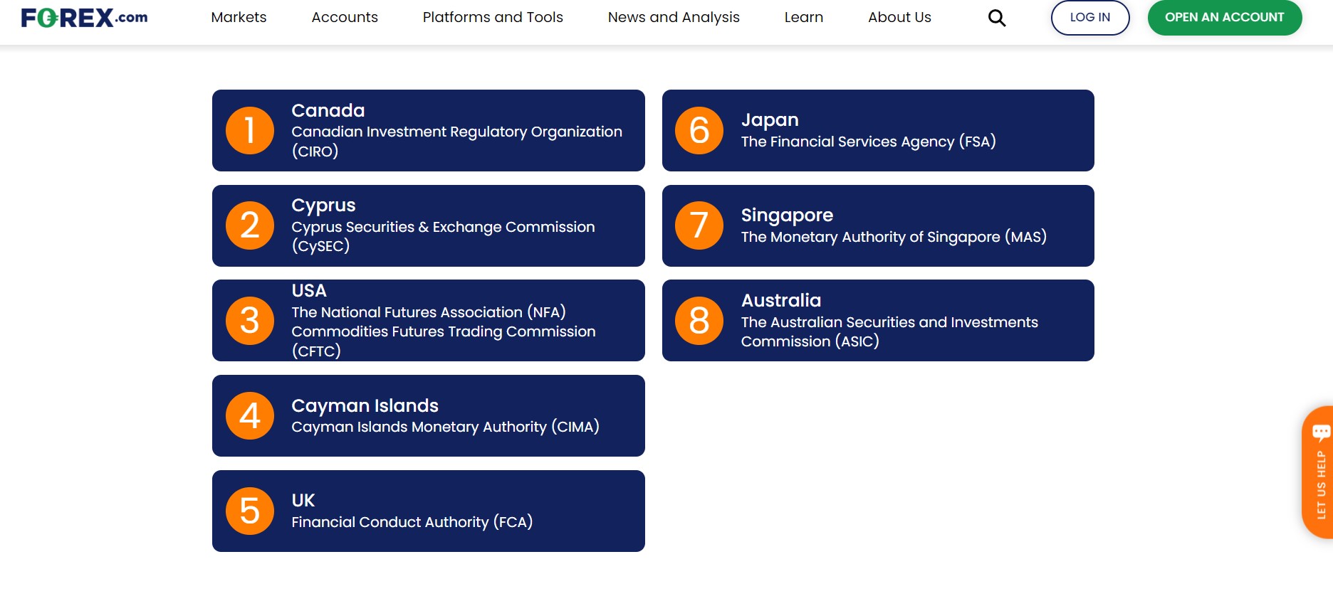 Forex.com review: an overview of Forex.com regulatory status