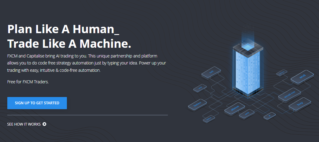 FXCM AI trading.